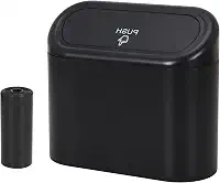 CZWL&HG Mini Lata de Lixo Portátil Suspensa para Carro, Lata de Lixo com Tampa, Lata de Lixo de Mesa de Plástico, Lata de Lixo para Casa de Escritório de Carro, Lata de Lixo Inodora À Prova D'Água(Pre