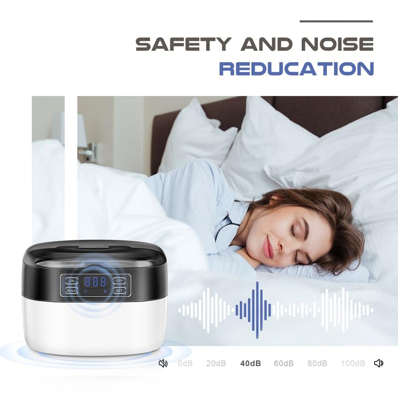 Ultraschallreinigungsgerät Ultraschallreiniger Ultraschallgerät 750ml Schallreiniger mit Digitalem...