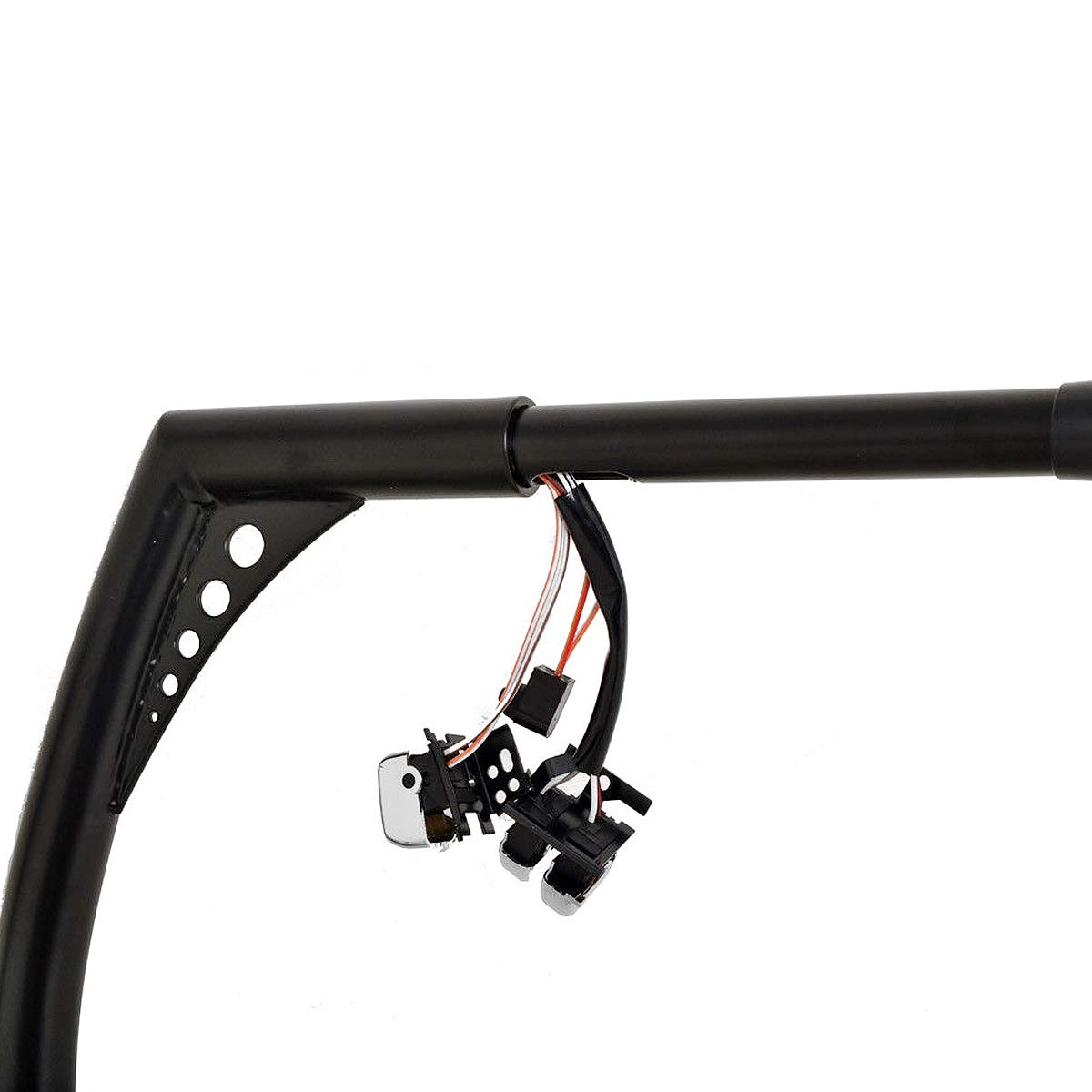 YONGYAO Manubrio Bici da 16" Rise Ape da 1-1/4" Nero per FLST FXST XL