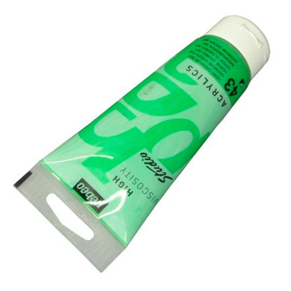 Pebeo - Acrylic Fine Studio Acrylics - Cadmium Green Hue - Cadmium Green Hue 100ml/3.38oz