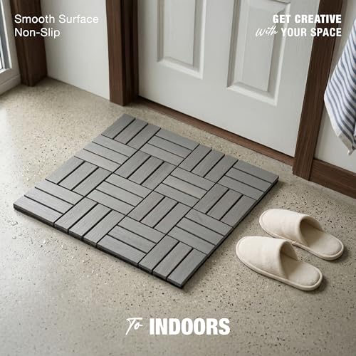 Image of Decking Tiles - Mother (Gray - Crossed)