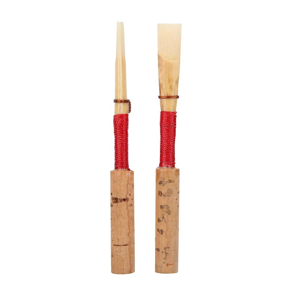 oboe mundstück,Oboe Reeds Medium Soft Handgemachte Oboe Reed Oboenrohr, 10pcs mittlere Stärke weiche handgemachte Oboe Schilfe Instrument-Ersatz Oboe Schilf Zusatz