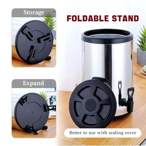 Distributeur de boissons avec robinet idéal pour buffets de thé et jus - 7