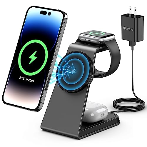 【2025年進級プロ版 Qi認証済み】TEPNICAL 3in1 ワイヤレス充電器 急速充電...