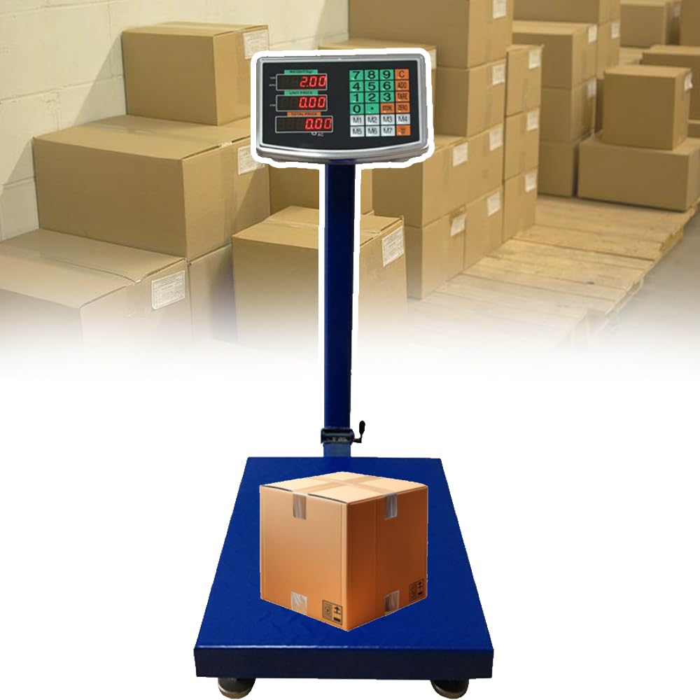 Báscula de plataforma electrónica de 150 kg: controla el peso de tus paquetes sin esfuerzo