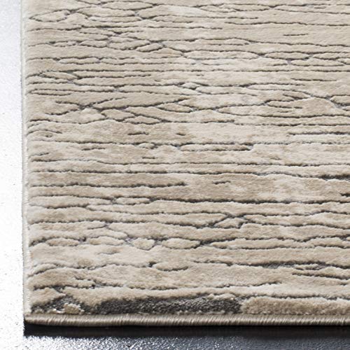 Tapete decorativo rectangular beige 8x10 pies miniatura 5