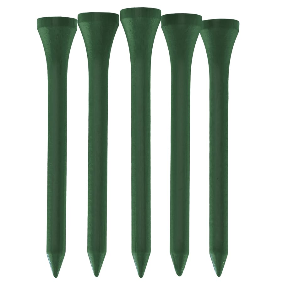 TH GolfBamboo Golf Tees 70mm | Pack of 50 & 100 | Multiple Colour Options | Premium Durable Bamboo Golf Tees