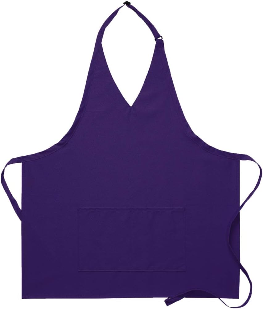 DayStar Apparel Style #300 V-Neck Tuxedo Apron with Center Divided Pocket