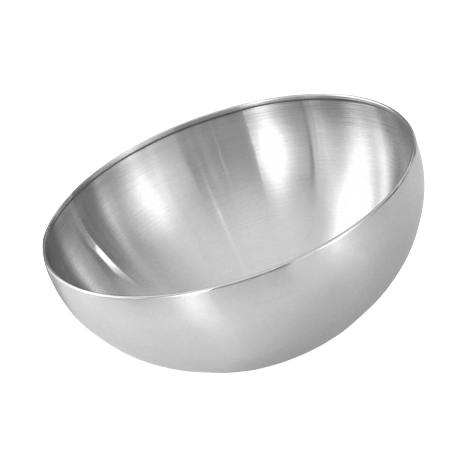 Xinsheinelry Stainless Steel Meal Prepping Bowl Easy to Clean Serving Bowls Salad Bowl Practical Mixing for Salad Elegant Tableware