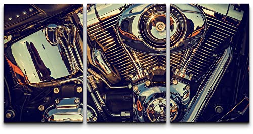 Motorcycle Canvas Art Panels