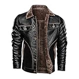 Herren-Leder-Bomber Pilot Jacke