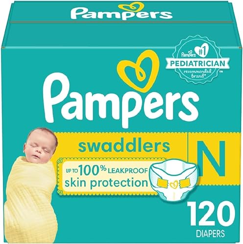 Image of Pampers Swaddlers Diapers Size 0, 120 count - Disposable Diapers
