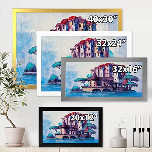 Décoration murale encadrée DesignQ tableau d'art traditionnel premium - 5