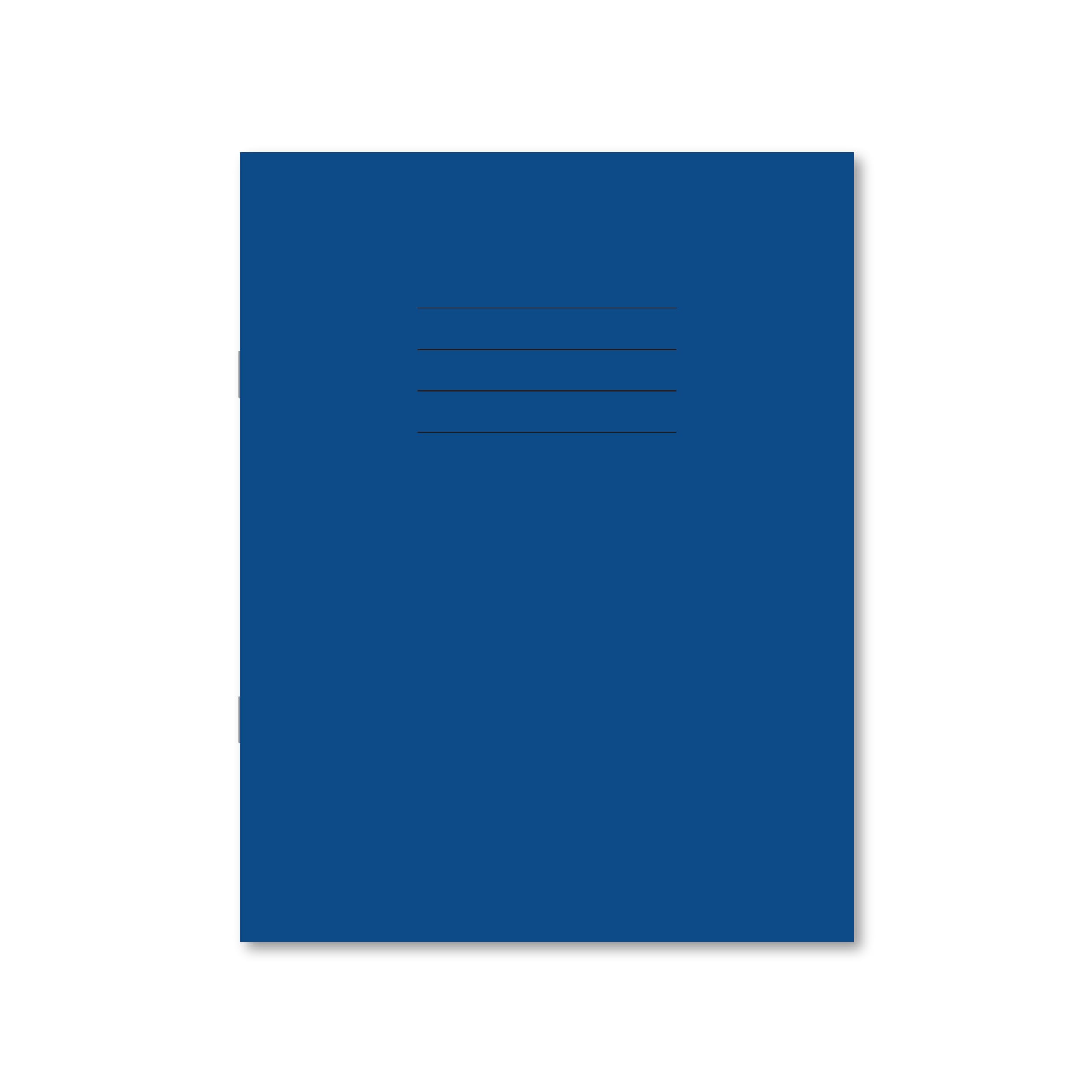 Hamelin 9 x 7 Exercise Books 8mm Ruled & Margin 96 page 50 pack in Dark Blue