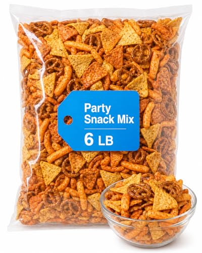 Party Snack Mix Variety with BBQ Corn Chips, Cheese Curls & Tortilla Chips, 6 lb image 2