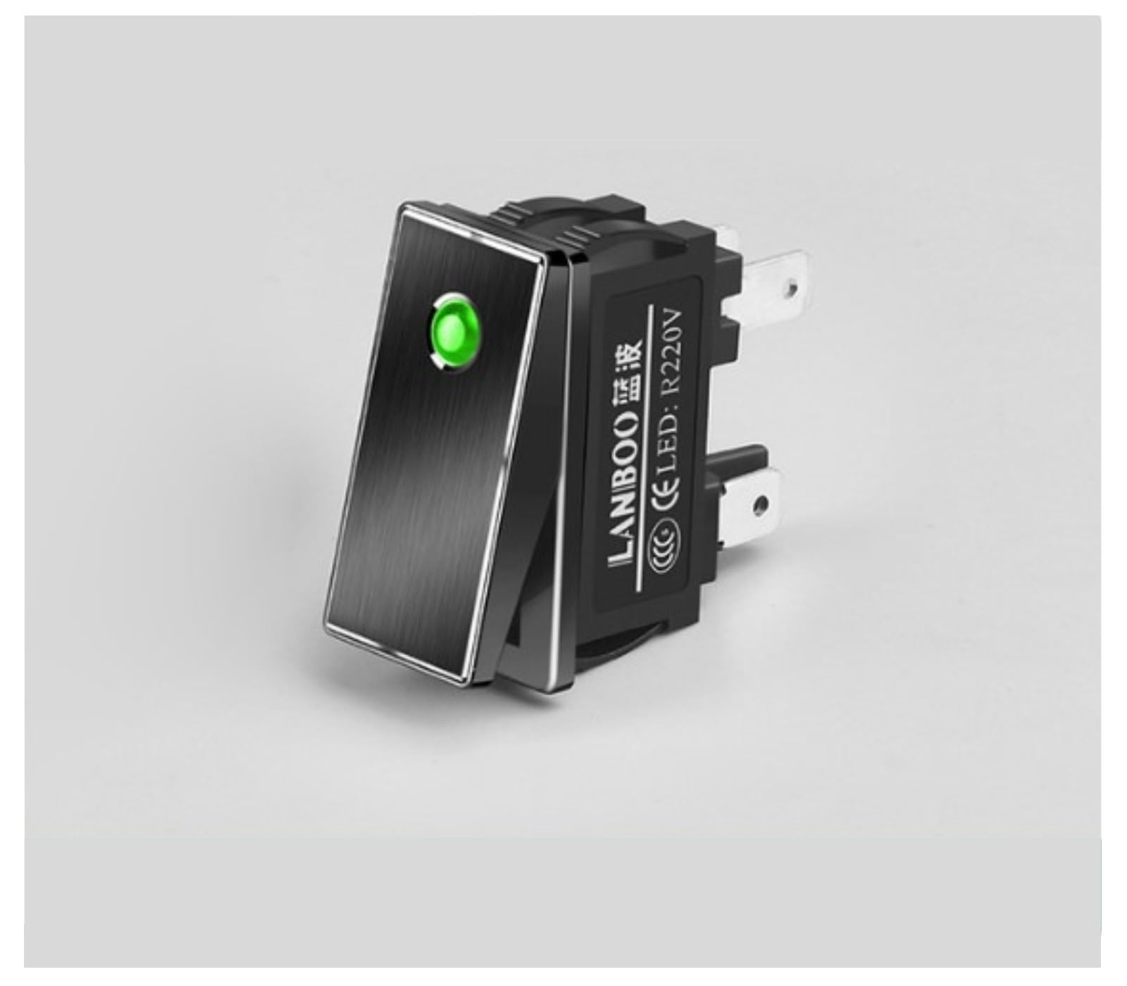24VDC, 16A, 2NO - High Current Panel Mountable Metal Rocker Switch: LANBOO-LB2810.5 Series with LED Indicator - Black (B0C93R1W4T) Amazon Price History, Amazon Price Tracker