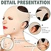 JLK-ZHOU Reusable Facial Slimming Mask Anti Wrinkle V Full Face Lifting Chin Cheek Lift up Slim Belt Band Strap Slimming Thin Mask Sleeping Belts (Full Face Belts)