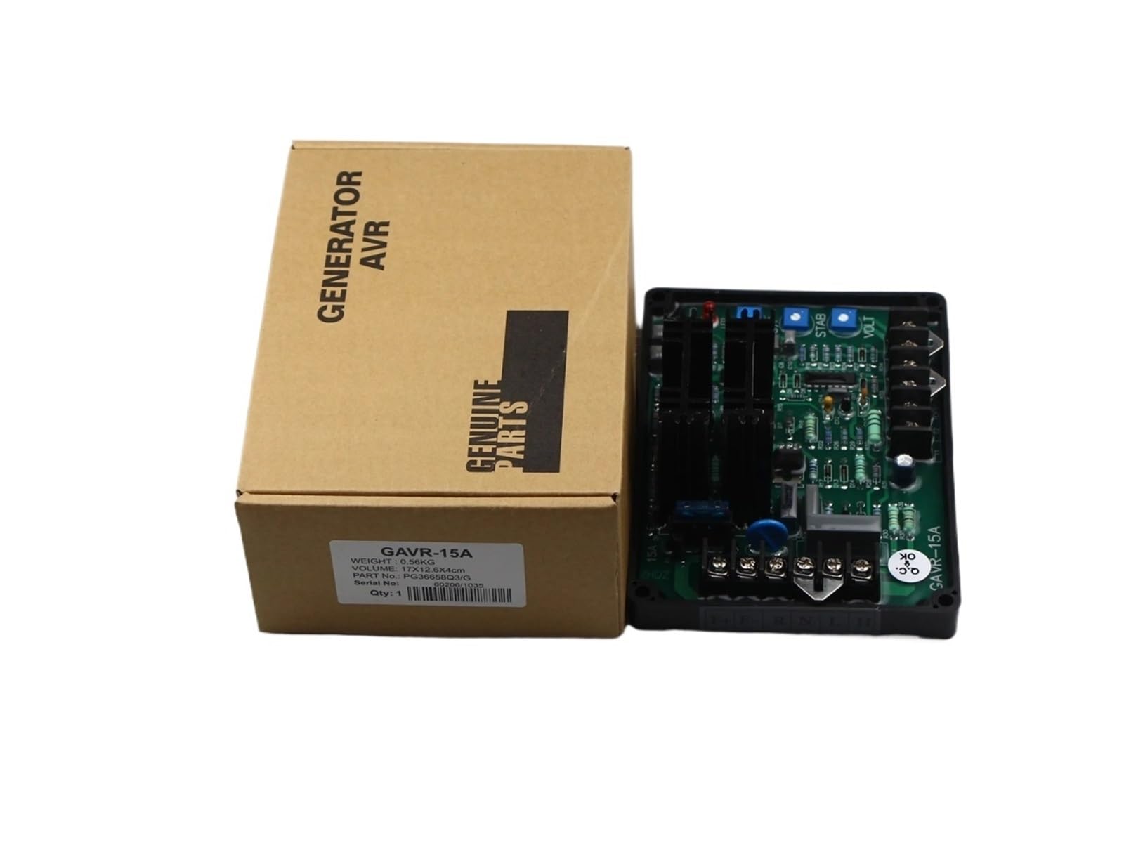 CSKWLLNBC 1pcs GAVR-15A Brushless Generator AVR GAVR-15B Diesel Automatic Voltage Regulator(GAVR-15B)