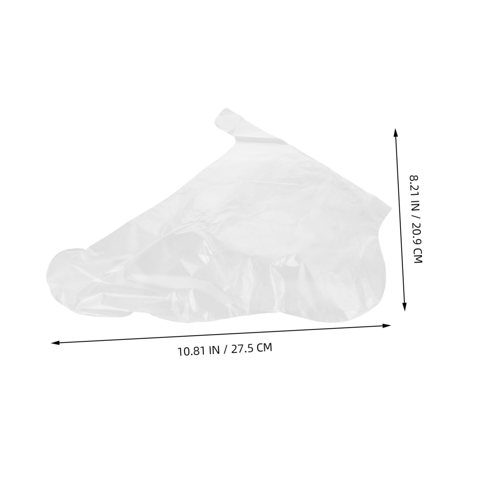 Couvre-pieds Longs Tubes Transparents Lot de 1000 en Plastique Pe Jetables Résistants aux Odeurs pour Soins Hydratants des Pieds Protection pour Pédicure et Spa