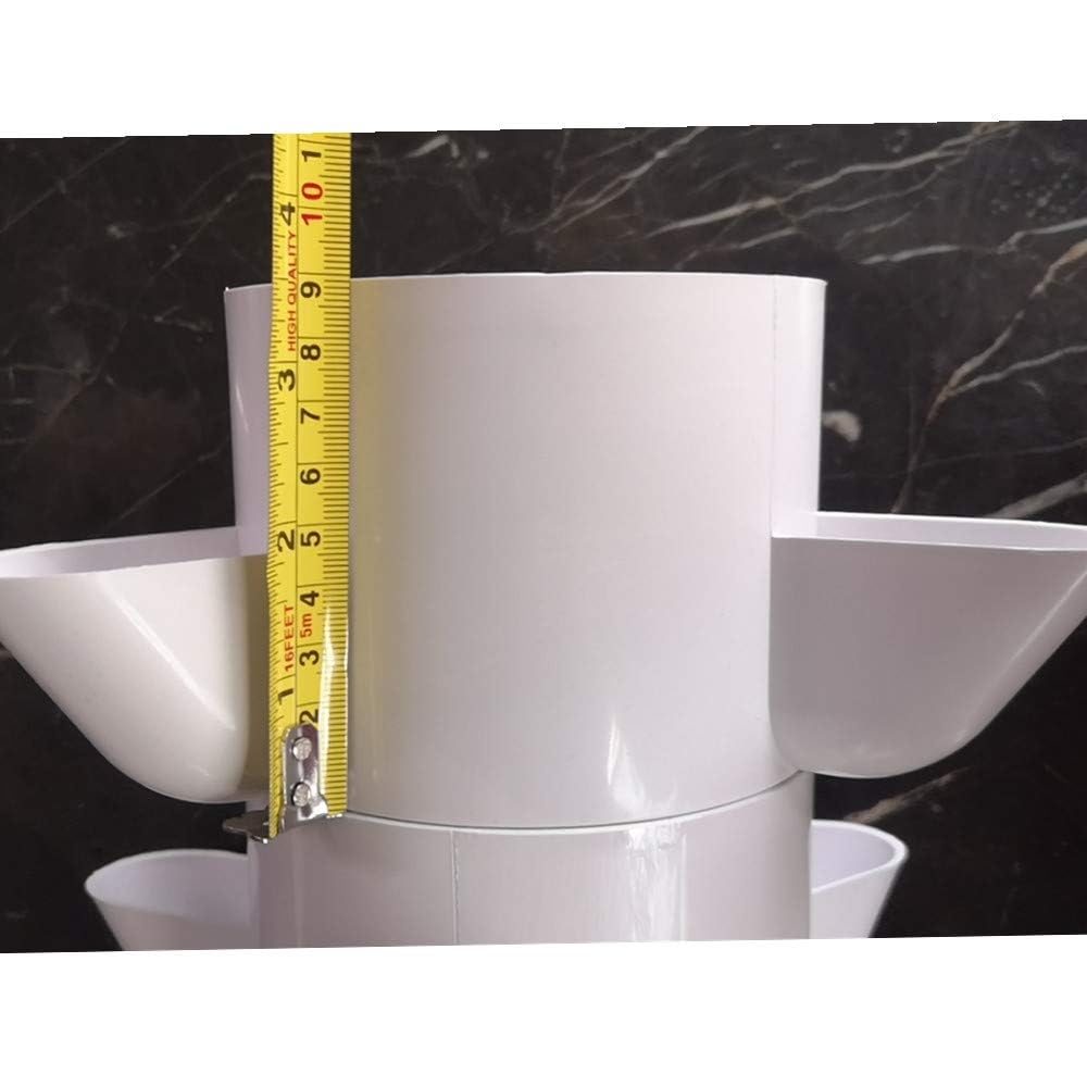 Sistema hidropónico de 45 Orificios, Kits de Cultivo hidropónico, Sistema de Cultivo hidropónico para Hierbas, Frutas y Verduras de Interior, Adaptador de Torre aeropónica, 1 Pieza