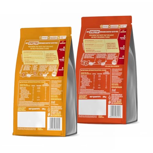 Image of Cheffin' Butter Chicken & Shahi Paneer Combo | Chef Curated Gourmet Cooking Kit | Cooks 150-200g Chicken /Paneer | Ready in 10 Min | 100% Natural, No Preservatives | Serves 2-3| Pack of 2