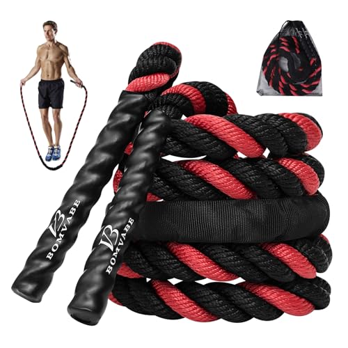 Corde à sauter lestée pour entraînement en salle de gym ou extérieur