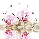 Maße der Uhr B x H x T: 30x30x2,5cm inkl. Uhrwerk