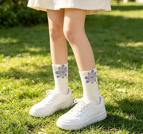 Image of YYaaloa Women Above Ankle Crew Socks Soft Cotton Casual Calf Workout Socks