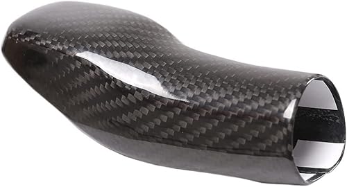 PASGON Compatible con Toyota GR Supra A90 2019-2022 de fibra de carbono real para consola central de coche cubierta de cabezal de cambios calcomanía