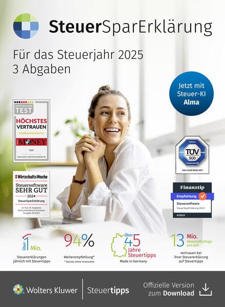 SteuerSparErklärung (Steuerjahr 2025): Schnell, sicher & stressfrei zur Steuererklärung 2025