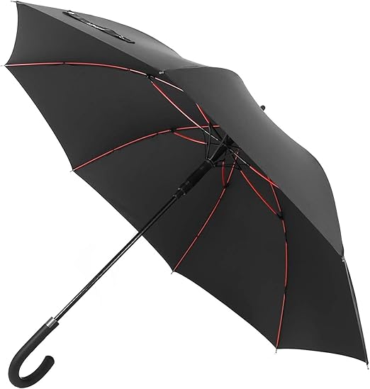 Amazon 軽量 強風豪雨対策 Anntrue 傘 長傘 メンズ ワンタッチ 丈夫 撥水 耐風 Teflon加工 210t高強度グラスファイバー 軽量 大型 親骨65cm 梅雨対策 晴雨兼用 収納ポーチ付き ブラック 長傘 通販