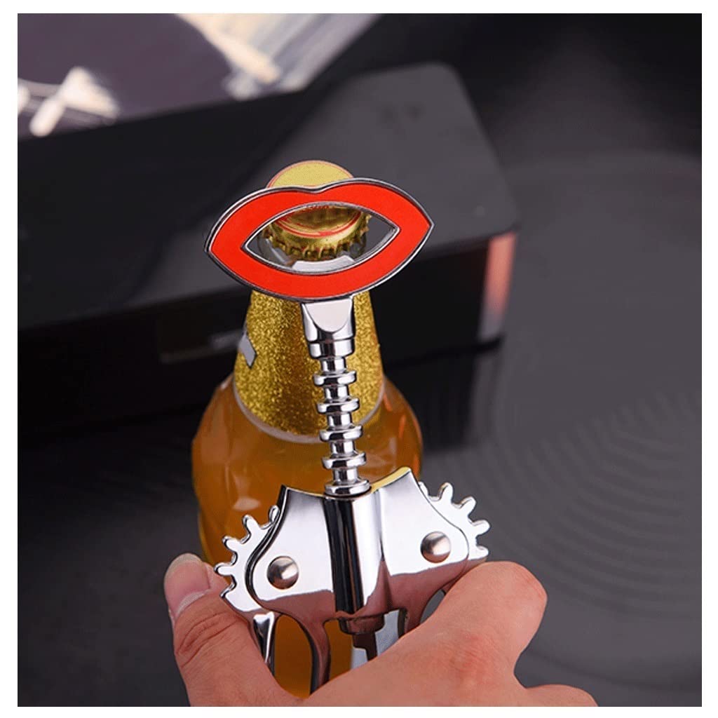 Abridor de Botellas Abridor de Cerveza Abridor de Botellas de Vino Multifuncional Abridor de Botellas de Vino Hogar Adecuado para camareros de Restaurante, camareros de Bar, Amantes del Vino