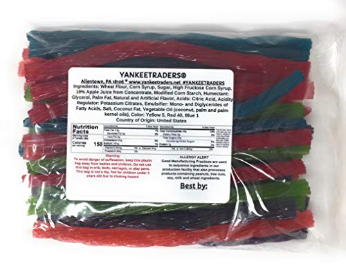 Yankeetraders Assorted Fruit Licorice Twists -2, 12 Oz. Bags #TOP1