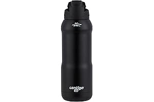 Contigo Autoseal Licorice Stainless Steel Water Bottle, 32 Oz