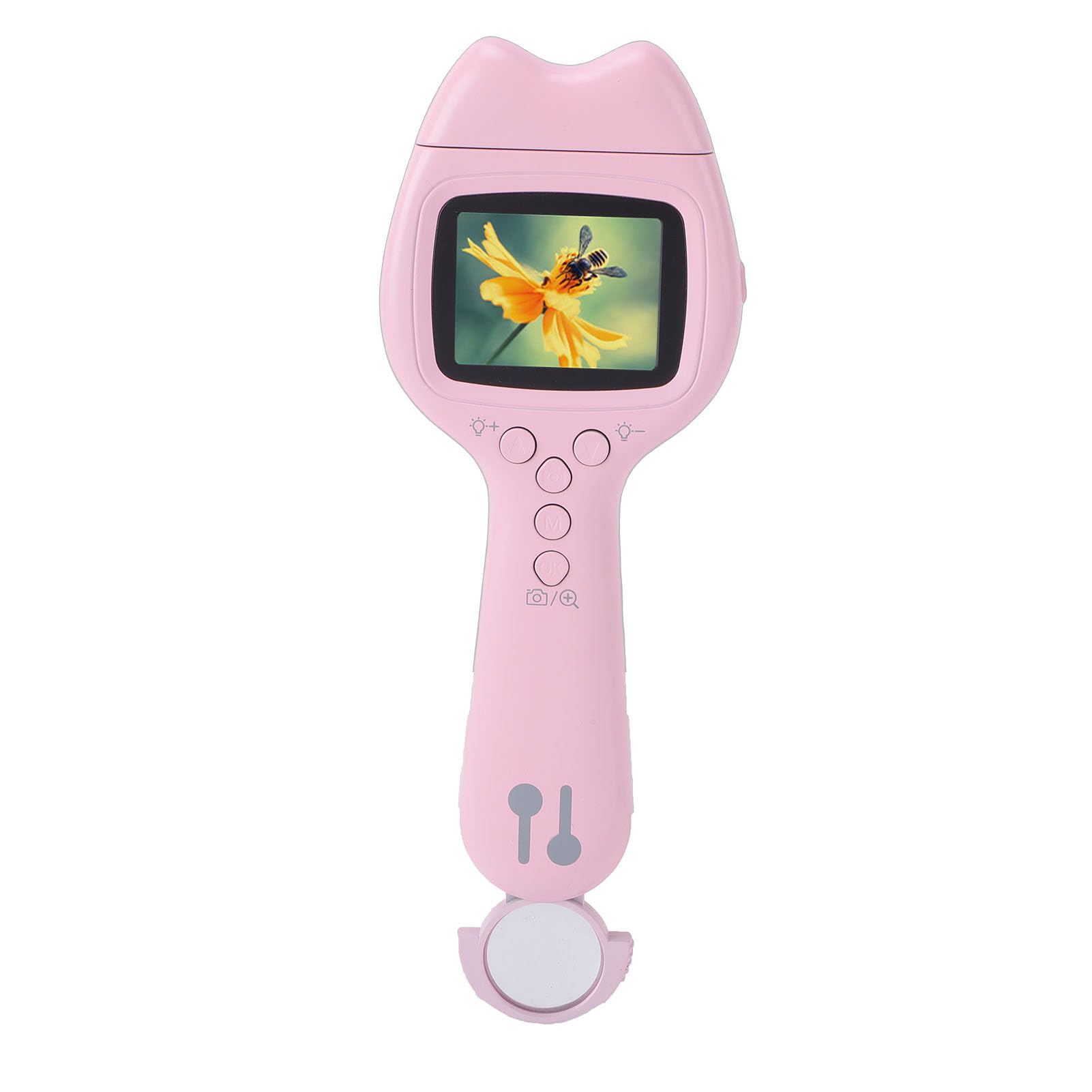 Hand-Digitalmikroskop, 500-facher Optischer Zoom, 2 MP Kamera, Tragbares Mikroskop, Digitalmikroskop mit 2,0-Zoll-Bildschirm, 1080P-Video, 180 Grad Drehbares Objektiv für Jungen und Mädchen