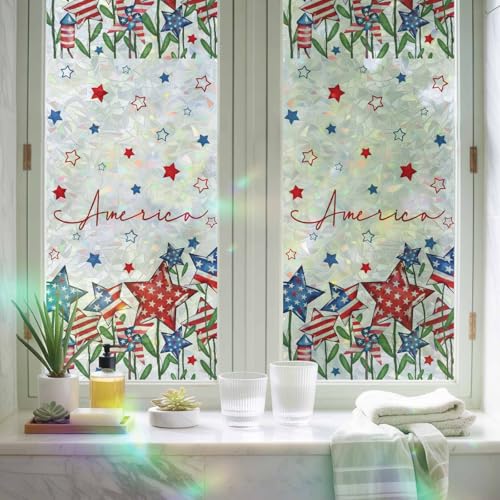 Película decorativa para ventanas 23.6 x 59 pulgadas (2 pcs) miniatura 3