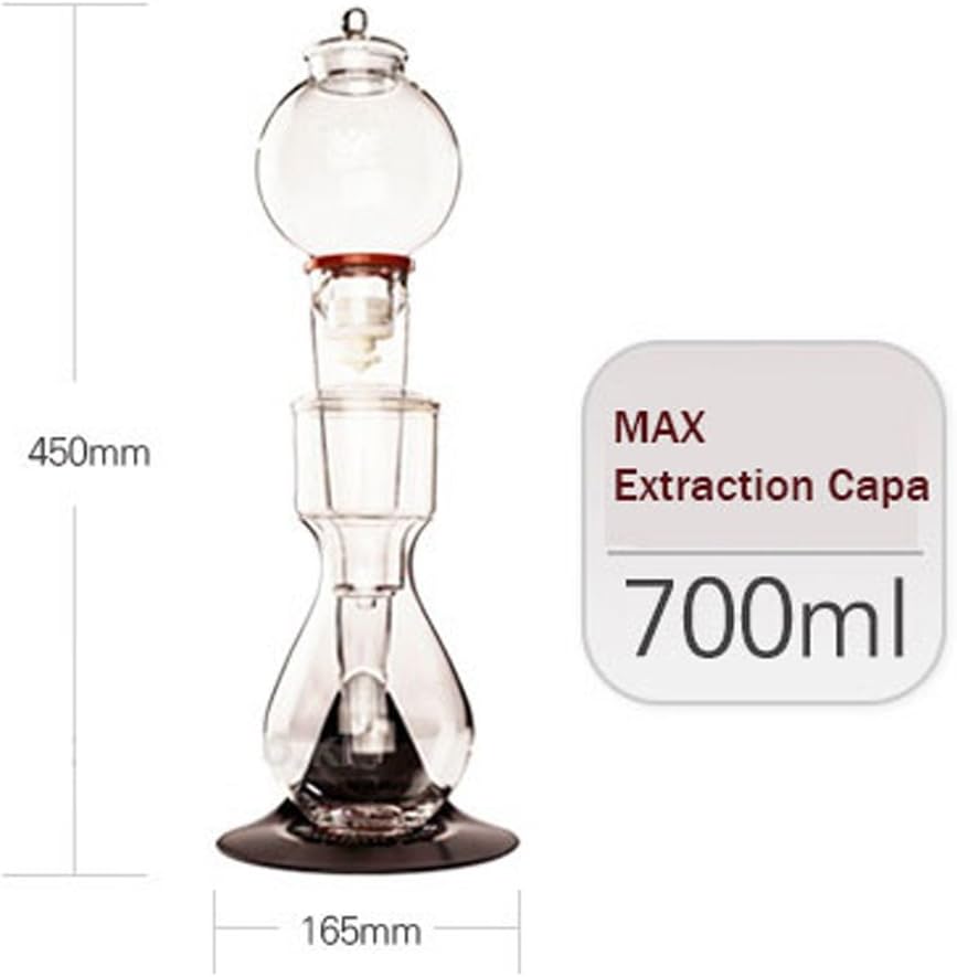 Miracle 700 Cold Brew Dutch Coffee Maker Hand Drip SET 24 oz with Tamper filter