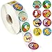BJ-SHOP Adesivi Premio Animali Adesivi di Lode 500 Animal Reward Sticker 8 Disegni Assortiti 2.5cm Adesivi Scolastici per Aula Adesivi per Vasino e Adesivi Motivazionali