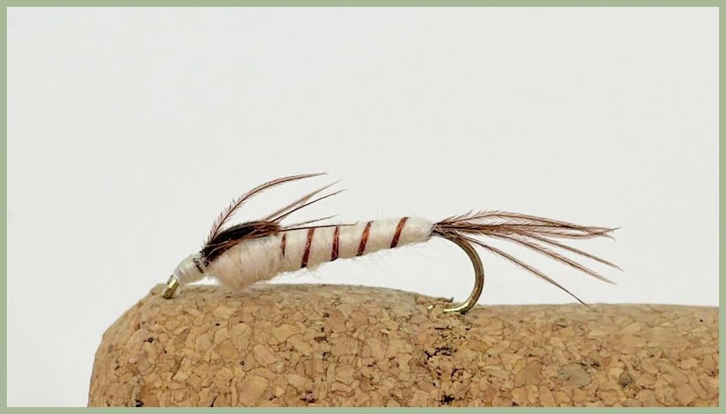Walkers Long Shank Mayfly Nymph, Trout Flies, 4, work all season but Perfect Mayfly Season (3, 16)