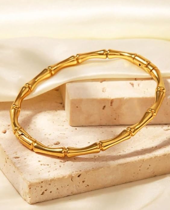 Image of Bracelet for women Bangles for women Anti Tarnish Stylish Adjustable Bracelet for girls gold Kada for Women Accessories Anti Tarnish Jewellery Stainless Steel Cuff Bracelet gifts