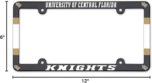 Vista 27 de NCAA Placa de vehículo con marco a todo