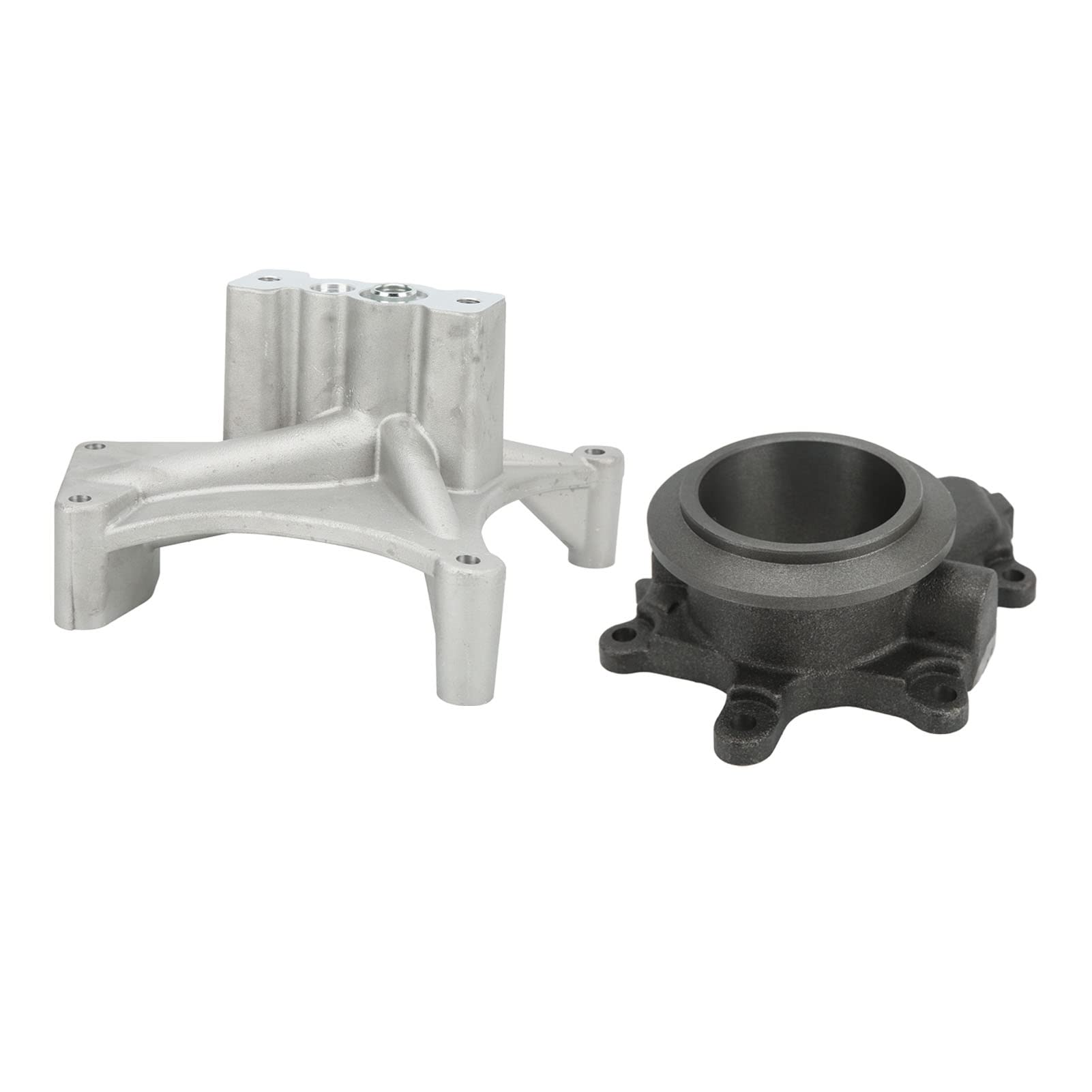 Ausla Zestaw Obudowy Układu Wydechowego Turbo Cokół Obudowa Układu Wydechowego Turbo ze Stopu Aluminium i żelaza z Pierścieniami O i śrubami Pasuje do Powerstroke 1999.5 do 2003 7.3L
