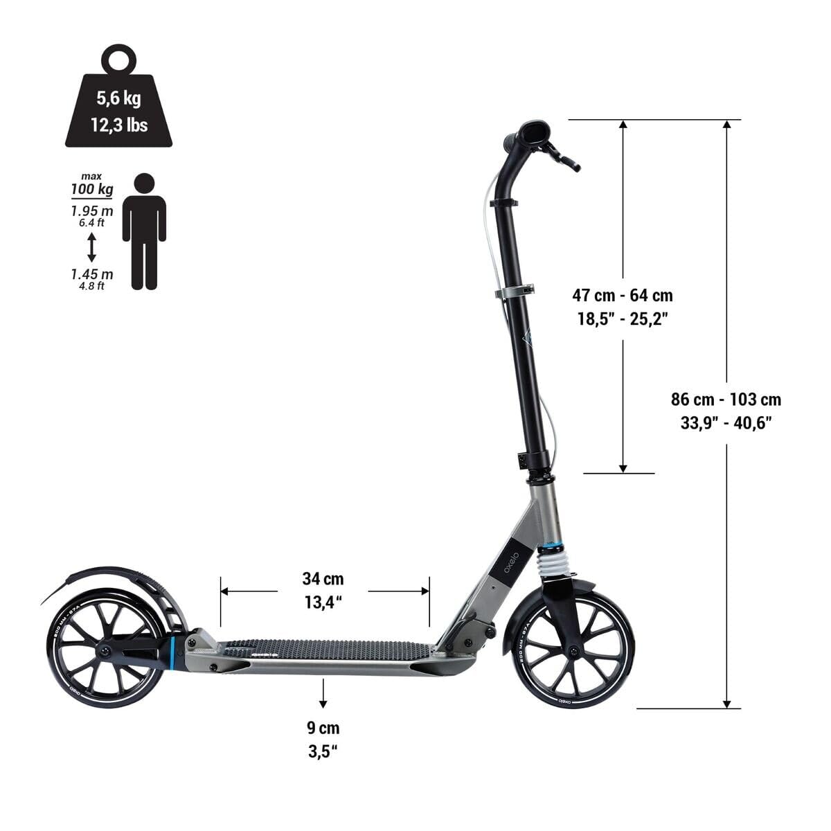 Amazon.co.jp: Oxelo オクセロ Kick Skater キックスケーター Urban