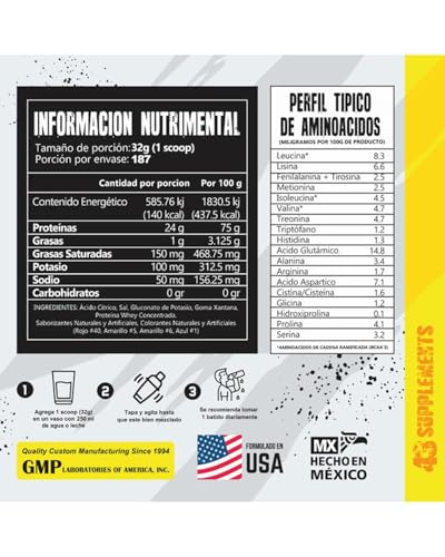 Proteínas, proteína 43 zero opiniones Marca E-COMMERCE ZONE (2)