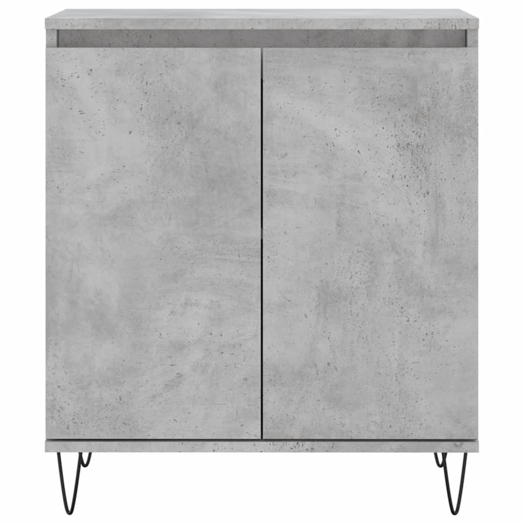 vidaXL Buffet Gris béton 60x35x70 cm Bois d'ingénierie