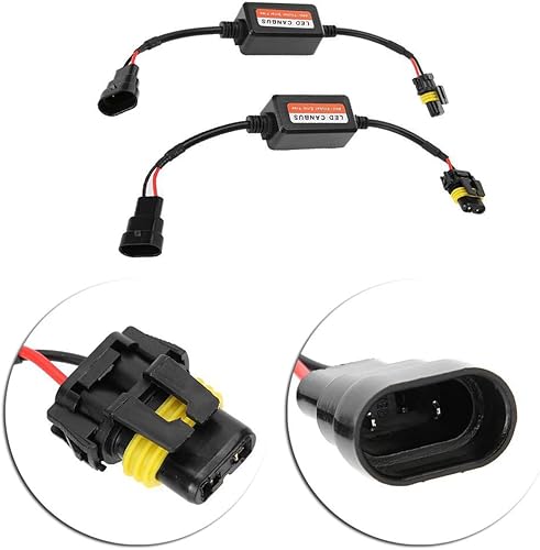 Miniatura 5 de KOOMTOOM Decodificador de faros delanteros LED 900590069012, resistente Canbus, Cancelador de arnés antiparpadeo, advertencia de salpicadero,