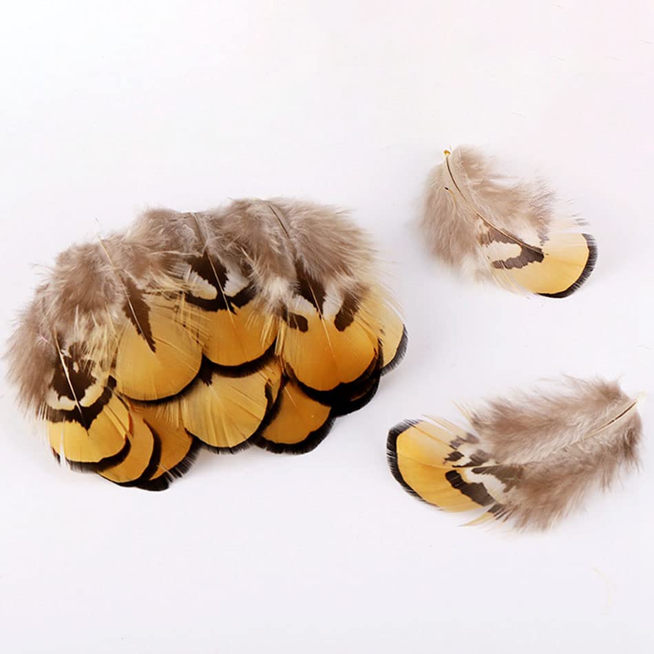 20/100 sztuk DIY Plume Party Pióra Bażant Rzemiosło Włosy Kolorowe Pióra Naturalne Biżuteria Białe Pióra Dekoracje Ślubne 3 do 3-7