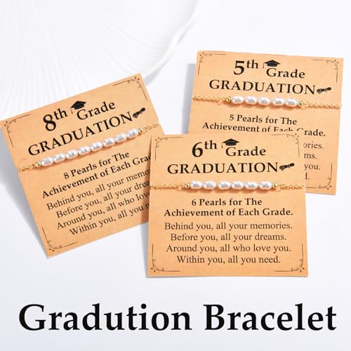 Image of 5th /6th /8th Grade Graduation Gifts for Girls Grad Gifts 2026 Graduation Bracelets Primary Middle School