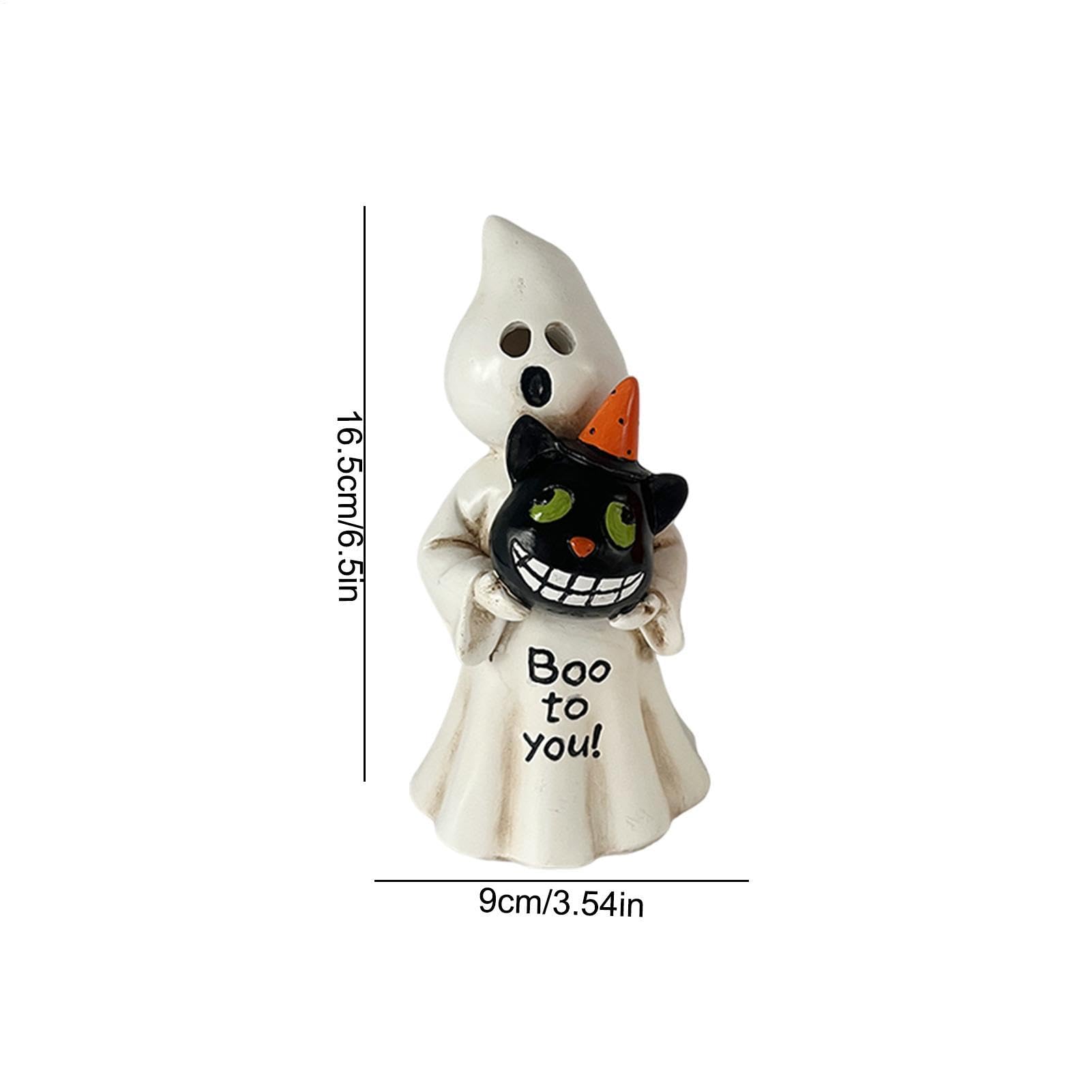 Halloween Ghost Statue Spooky Cute Resina Scultura