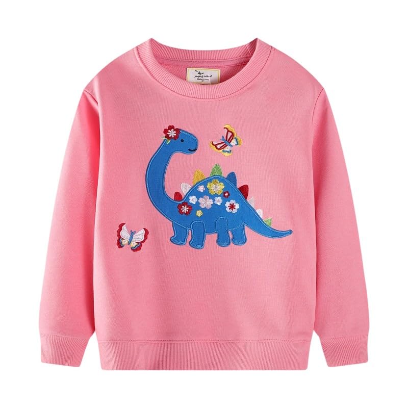 Sweat-shirt à manches longues filles en coton haut de gamme